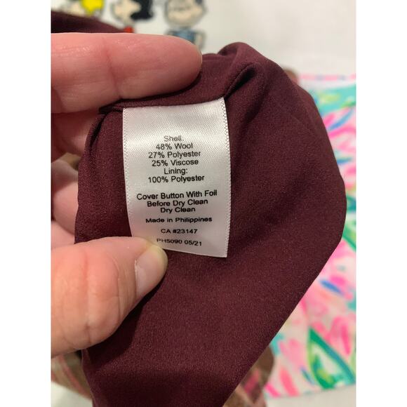 Talbots Wool Blend Skirt Preppy Boho Size 4 - Picture 6 of 6